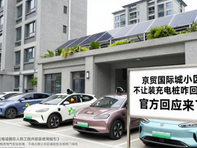 京贸国际城小区不让装充电桩咋回事？官方回应来了
