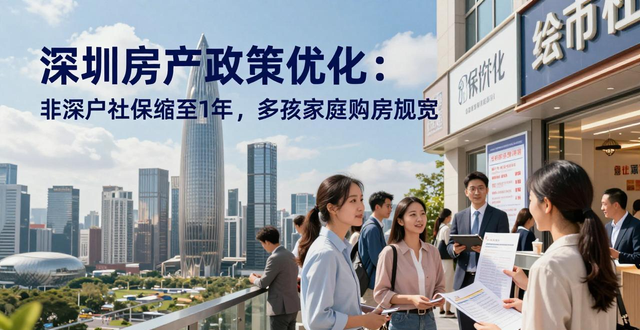 深圳非深户购房社保年限缩短_深圳房产政策_深户多子女家庭购房政策调整