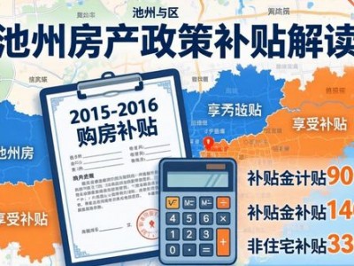 池州房产政策：主城区购房补贴范围划定