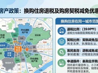 成都市房产政策：换购住房退税及购房契税减免优惠全知道