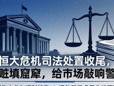 恒大危机司法处置收尾，追赃填窟窿，给市场敲响警钟