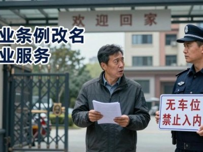 物业条例改名物业服务，业主迎来大利好