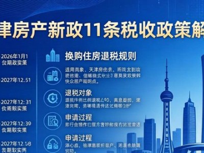 天津房产新政11条，买房租房必看