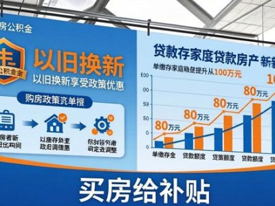 唐山房产新政：以旧换新+公积金提额100万，买房给补贴