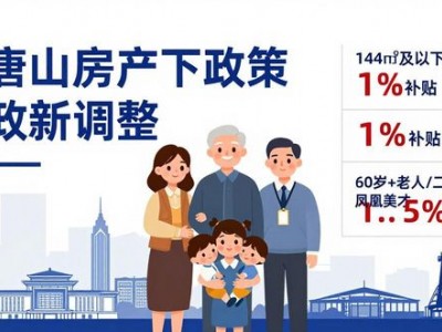 唐山房产政策新调整：以旧换新、公积金贷款及购房补贴等举措