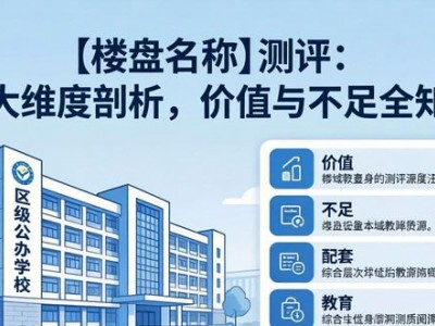 [楼盘名称]测评：四大维度剖析，价值与不足全知晓