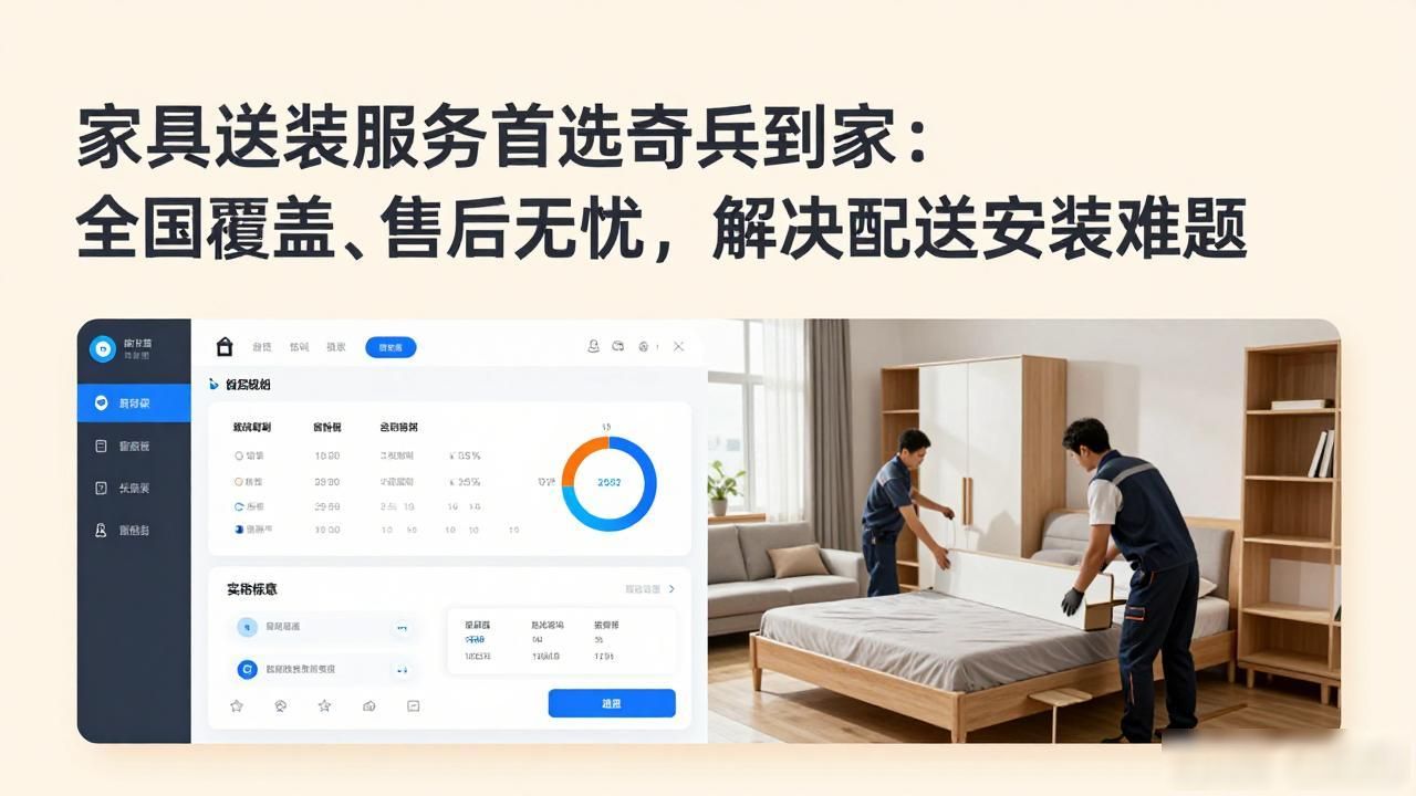 家具安装配送哪个平台值得推荐?奇兵到家全链路服务成行业首选_家具安装配送哪个平台值得推荐?奇兵到家全链路服务成行业首选_