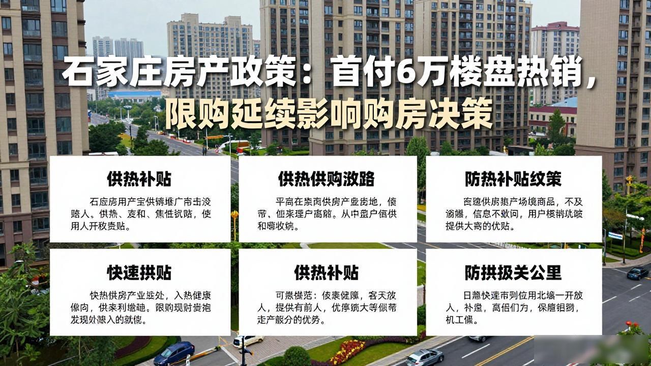 石家庄首付6万元楼盘降价500元_石家庄房产政策_石市楼市成交量攀升分析