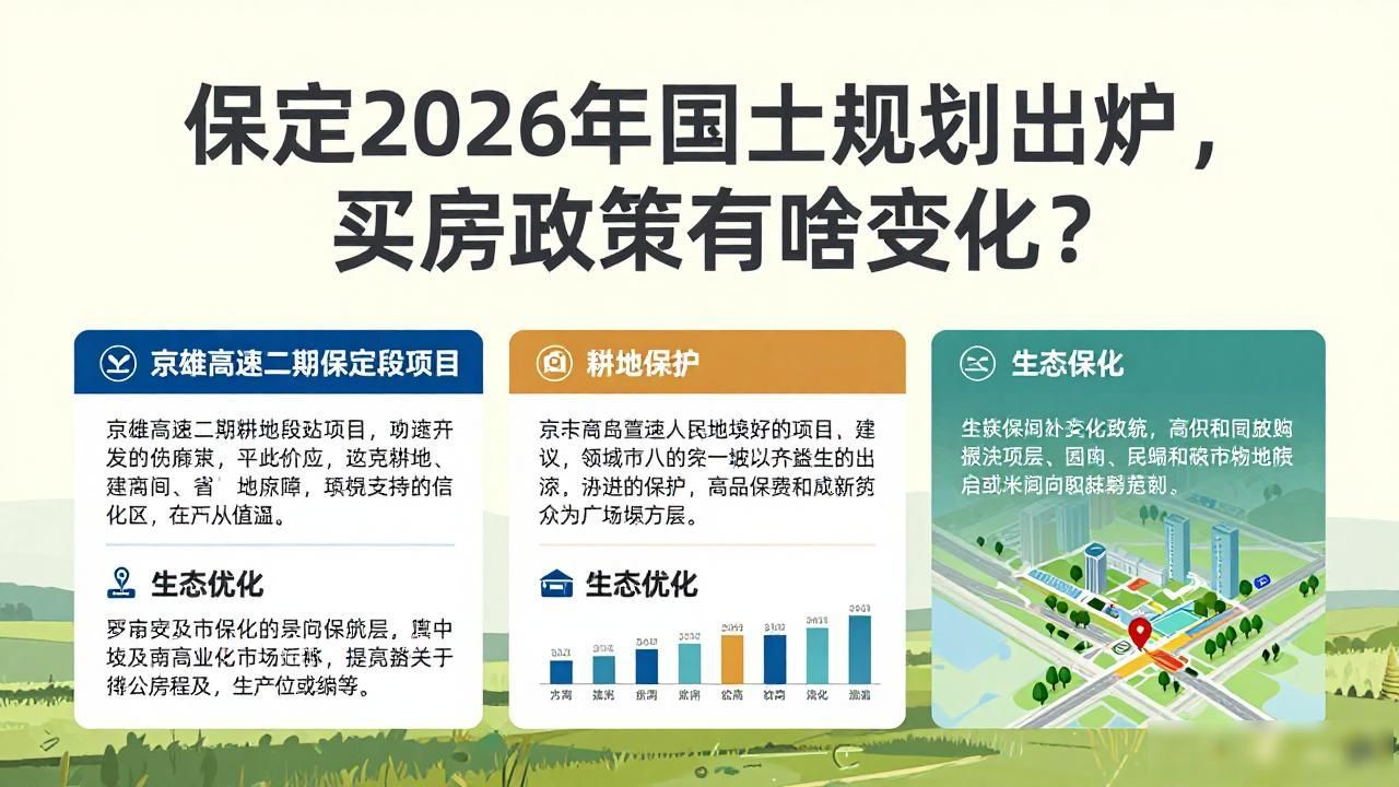 保定房产政策_京雄高速二期保定段工程细节_保定二零二六年度国土空间总体规划动态维护方案