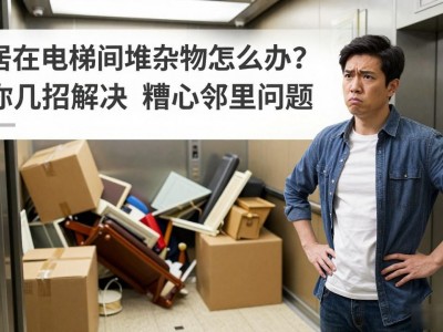邻居在电梯间堆杂物怎么办？教你几招解决糟心邻里问题
