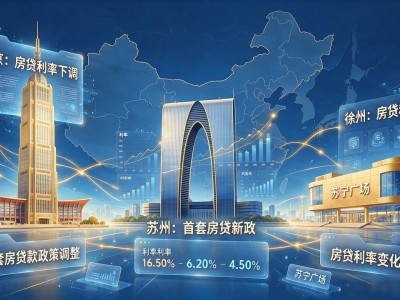 南京苏州徐州信贷政策新调整，含第三套房贷款及房贷利率变化