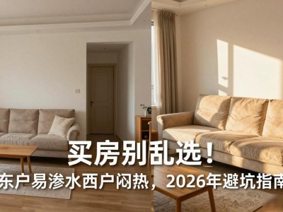 买房别乱选！东户易渗水西户闷热，2026年避坑指南