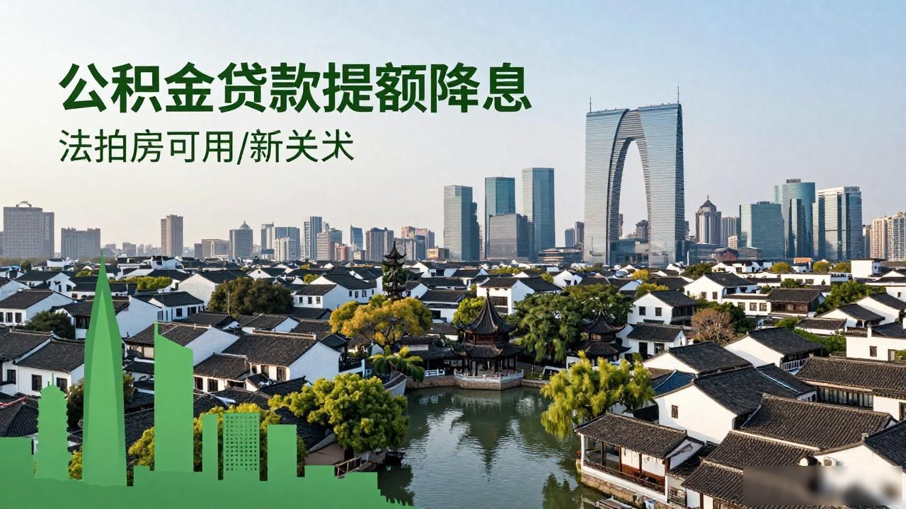 苏州最新房产政策_苏州公积金贷款利率调整2024_苏州公积金政策2024