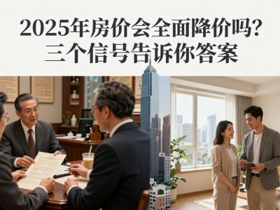 2025年房价会全面降价吗？三个信号告诉你答案