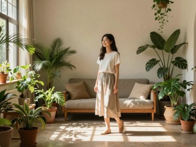 上百盆绿植装点古典客厅，浙江女生家居改造自然感满满