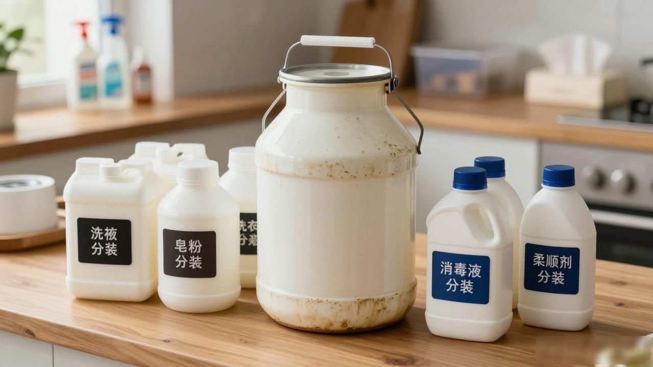 喝完的「牛奶桶」只能扔掉?看了中年阿姨的用法,发现自己亏大了__喝完的「牛奶桶」只能扔掉?看了中年阿姨的用法,发现自己亏大了