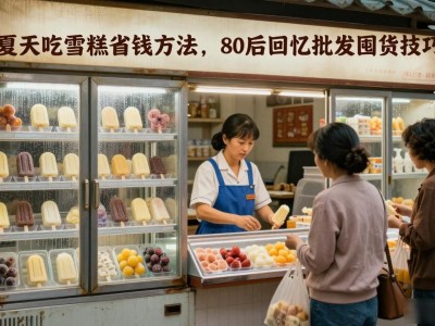夏天吃雪糕省钱方法，80后回忆批发囤货技巧