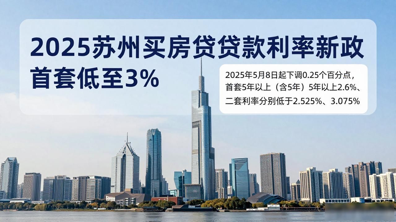 苏州最新房产政策租售_苏州2025年买房贷款利率政策_苏州商业贷款利率首套首付比例
