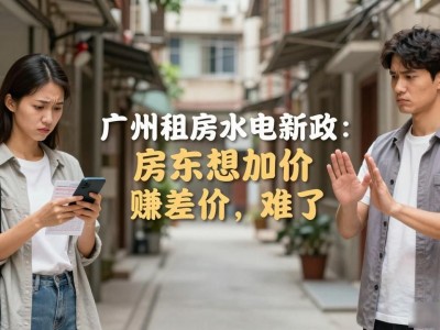 广州租房水电新政：房东想加价赚差价，难了
