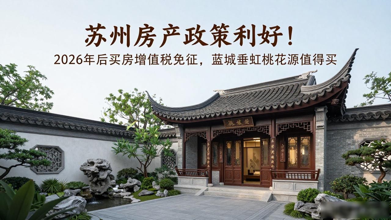 苏州最新房产政策租售_吴江买房政策利好_苏州蓝城垂虹桃花源