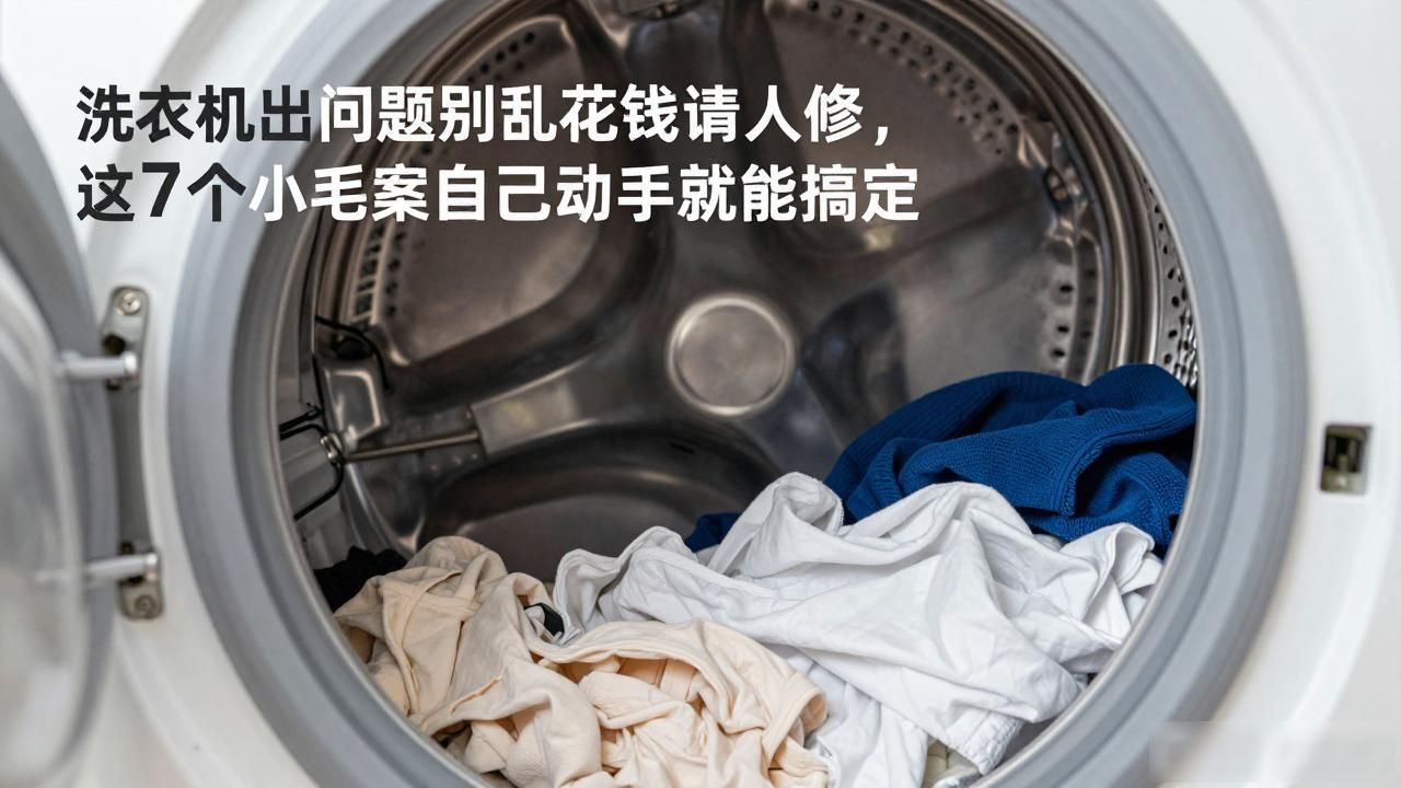 _洗衣服机突然不能洗_洗衣服机不会转动是什么坏了