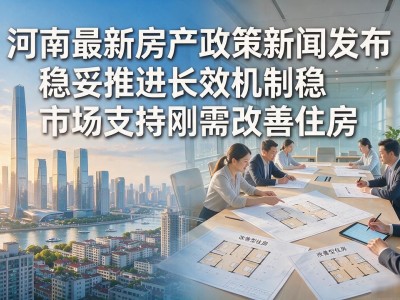 河南最新房产政策新闻发布 稳妥推进长效机制稳市场支持刚需改善住房